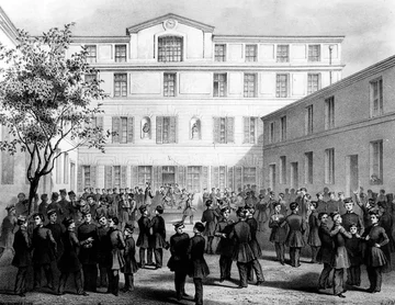 Années 1850 — L'École polonaise en son temps de gloire (Domaine public).