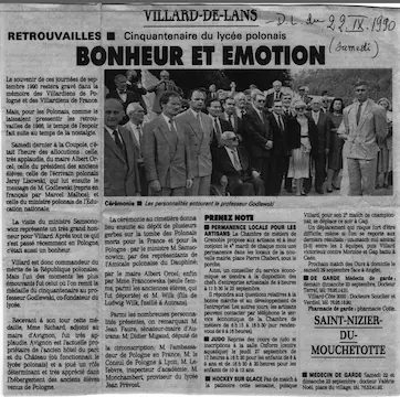 dans son édition du 22 septembre, Le Dauphiné Libéré rapporte.