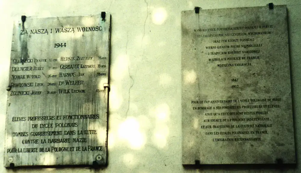1992 — 150 ans pour l’École polonaise de Paris