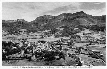 Villard-de-Lans dans les années 1930. Carte postale (Domaine public).
