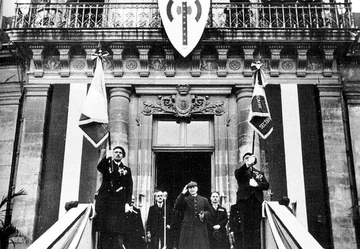 Le maréchal Pétain à Grenoble le 19 mars 1941 (Grenoble 40-44, Pierre Giolitto, éditions Perrin).