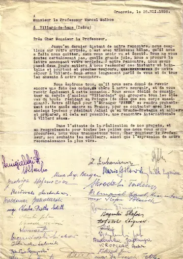 En 1958, à&nbsp;Cracovie, une trentaine d’anciens élèves se rassemblent pour « créer un cercle d’anciens Villardiens qui regroupera tous les élèves du lycée résidant en Pologne, de même que son corps enseignant. » Des réunions et rassemblements sont organisés.