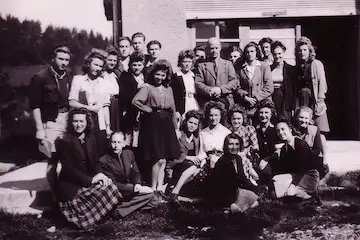Collection photographique de Wanda Delingier-Deviller Lycéé Polonais Cyprien Norwid, Villard-de-Lans