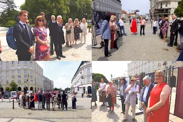 Le 18 juillet 2025, inauguration de l'exposition.