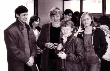 1984 - Des lycéens de Starogard en visite à Villard